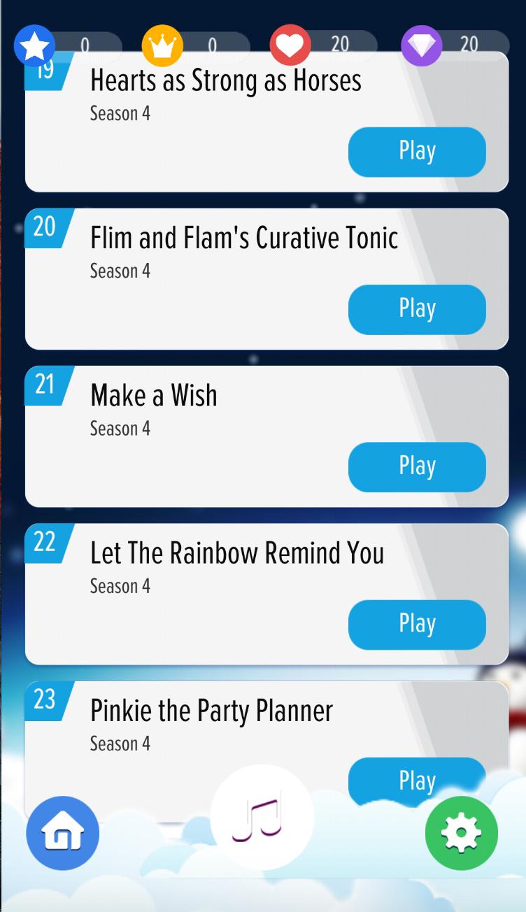 Little Pony Piano Magic Tiles