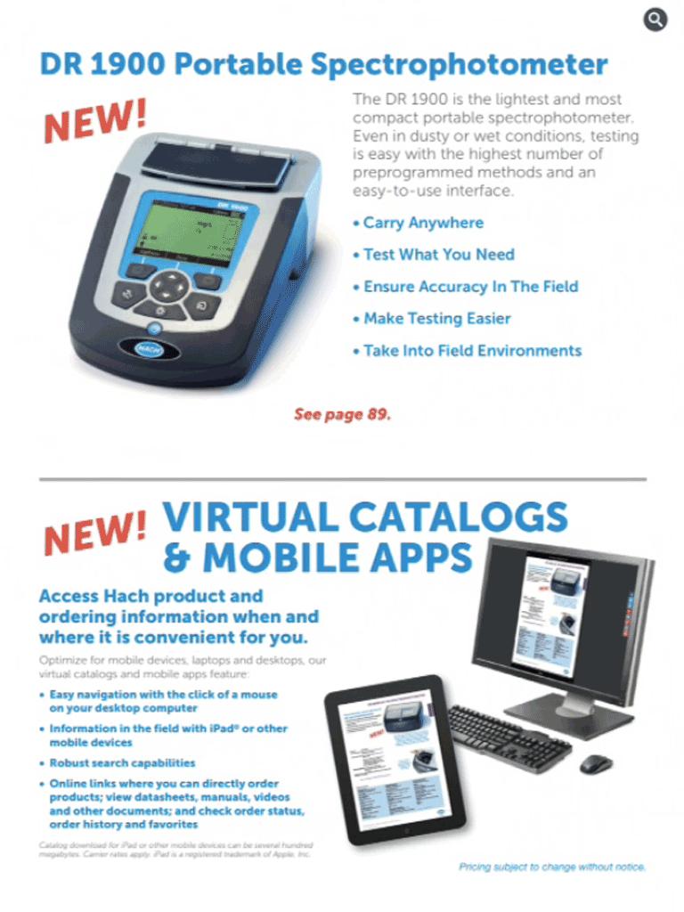 Hach Master Catalog