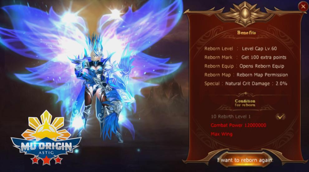 Mu Origin Astig-Pinoy Server (Cumulative Diamonds)