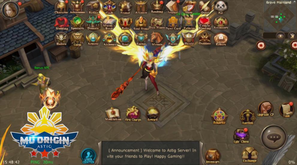 Mu Origin Astig-Pinoy Server (Cumulative Diamonds)