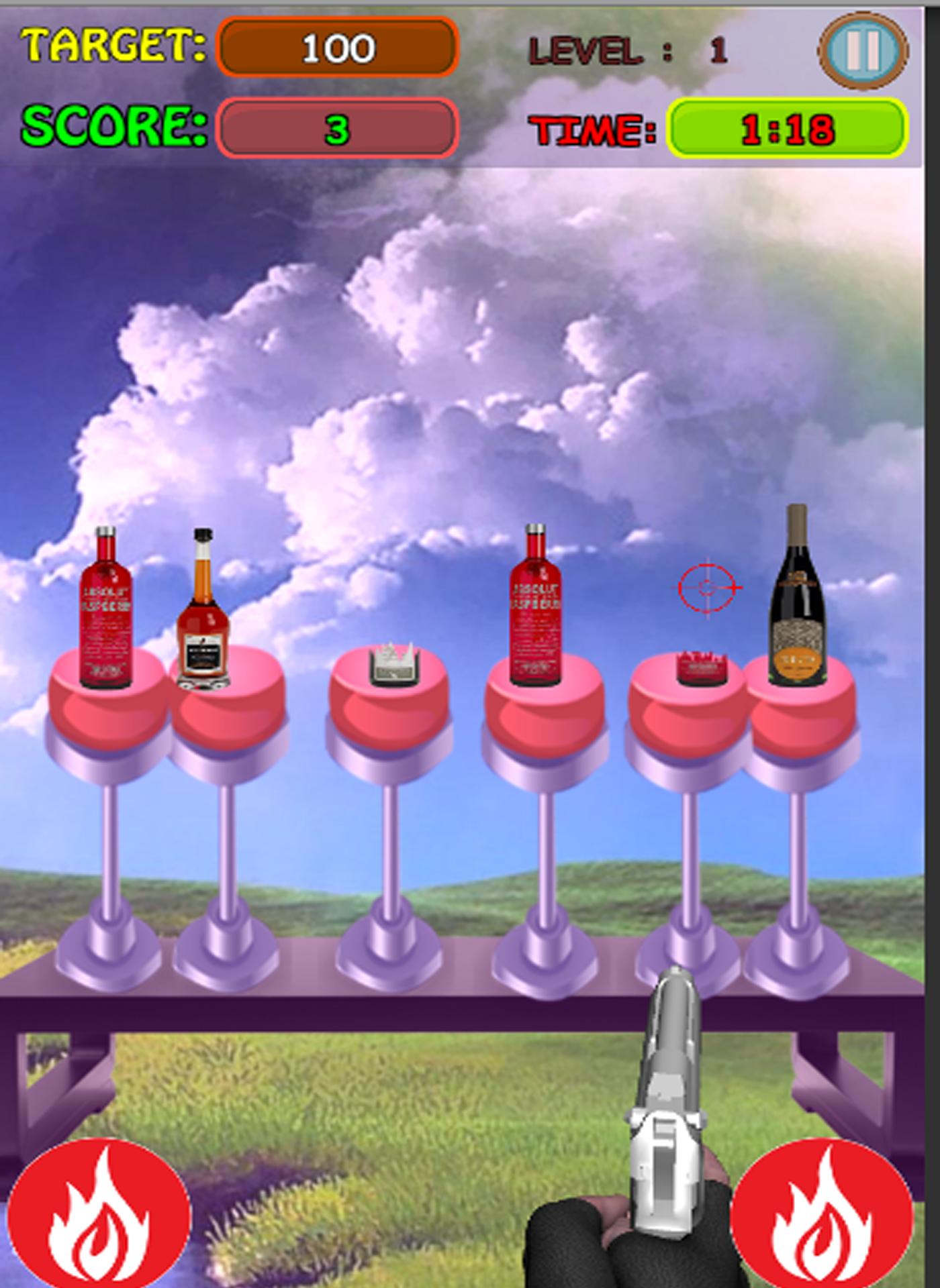 Real Bottle Shoot: Bottle Shooting Free Game 2021