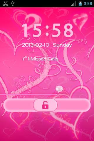 Pink Hearts - GO Locker Theme