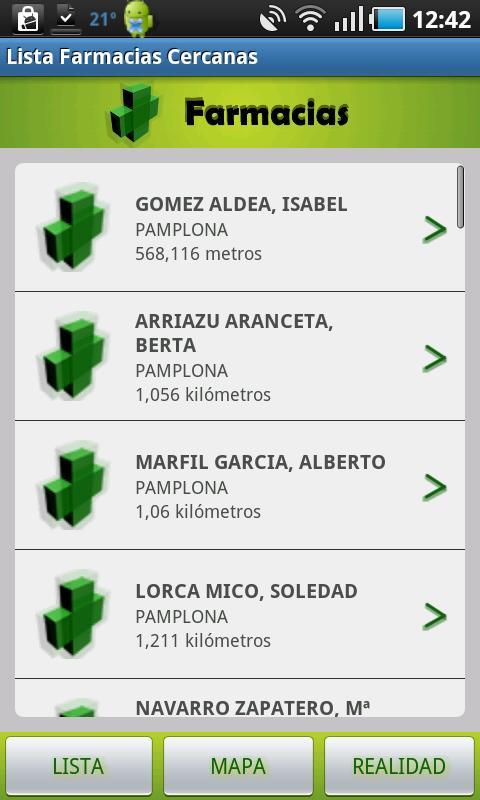 Farmacias de Guardia - Navarra