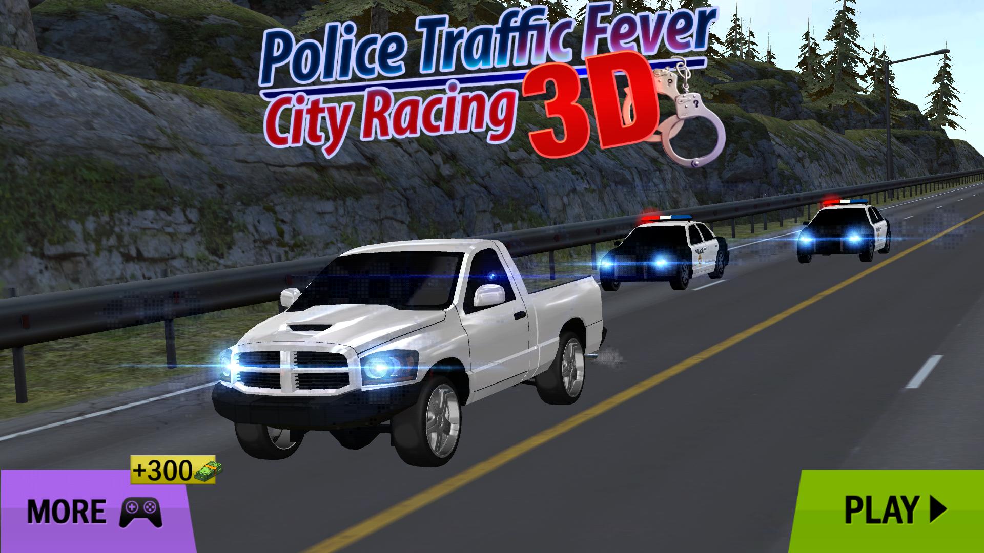 Police Traffic Fever 3D Racing