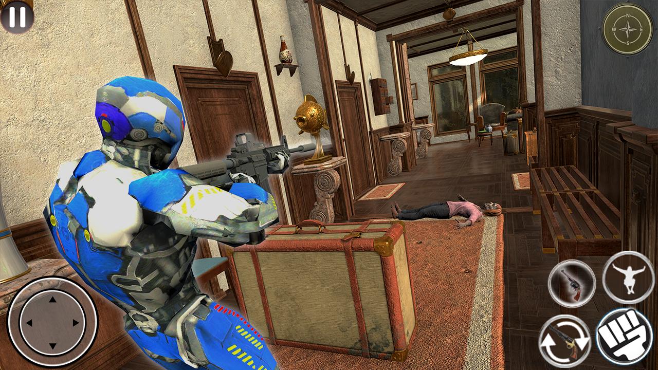 Zombie Shooting Robot Game: Police Hunter Strike