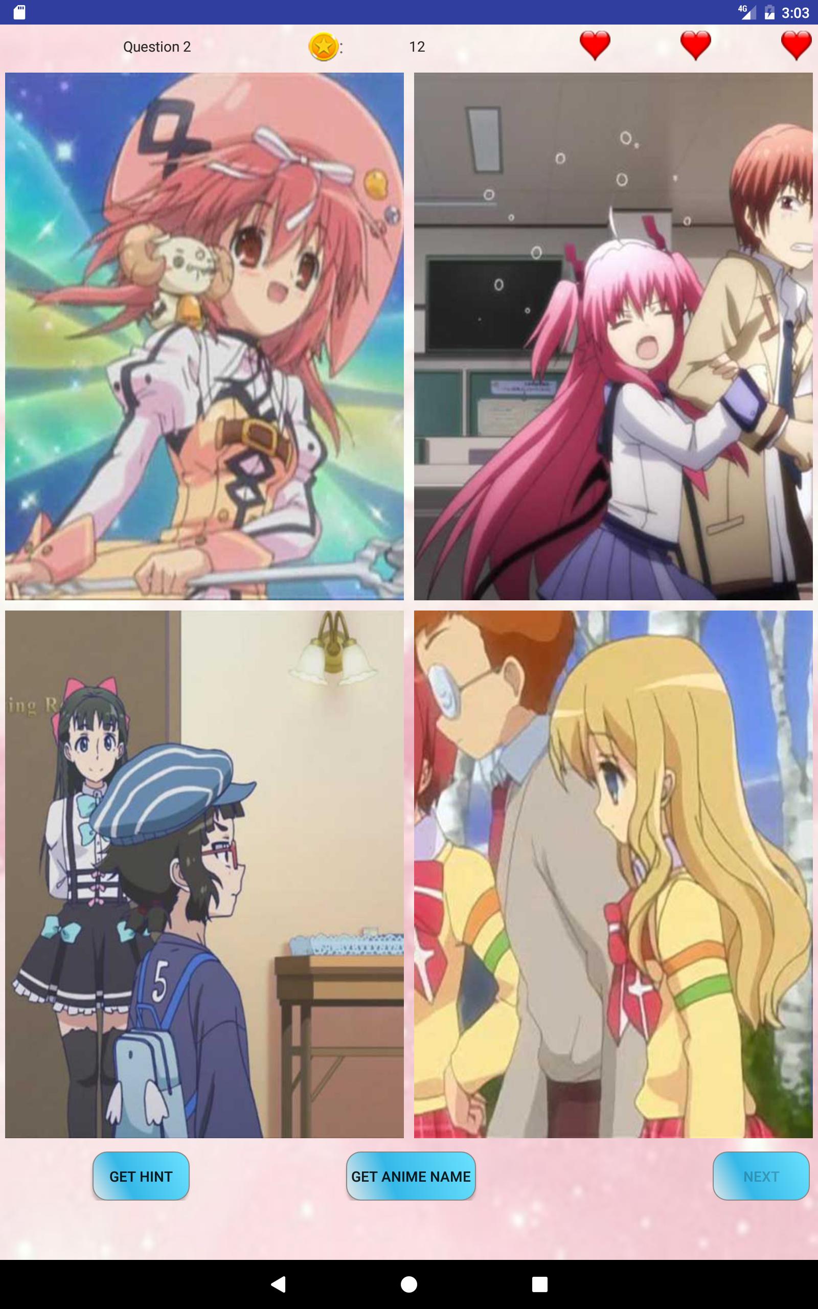 Find extra anime quiz