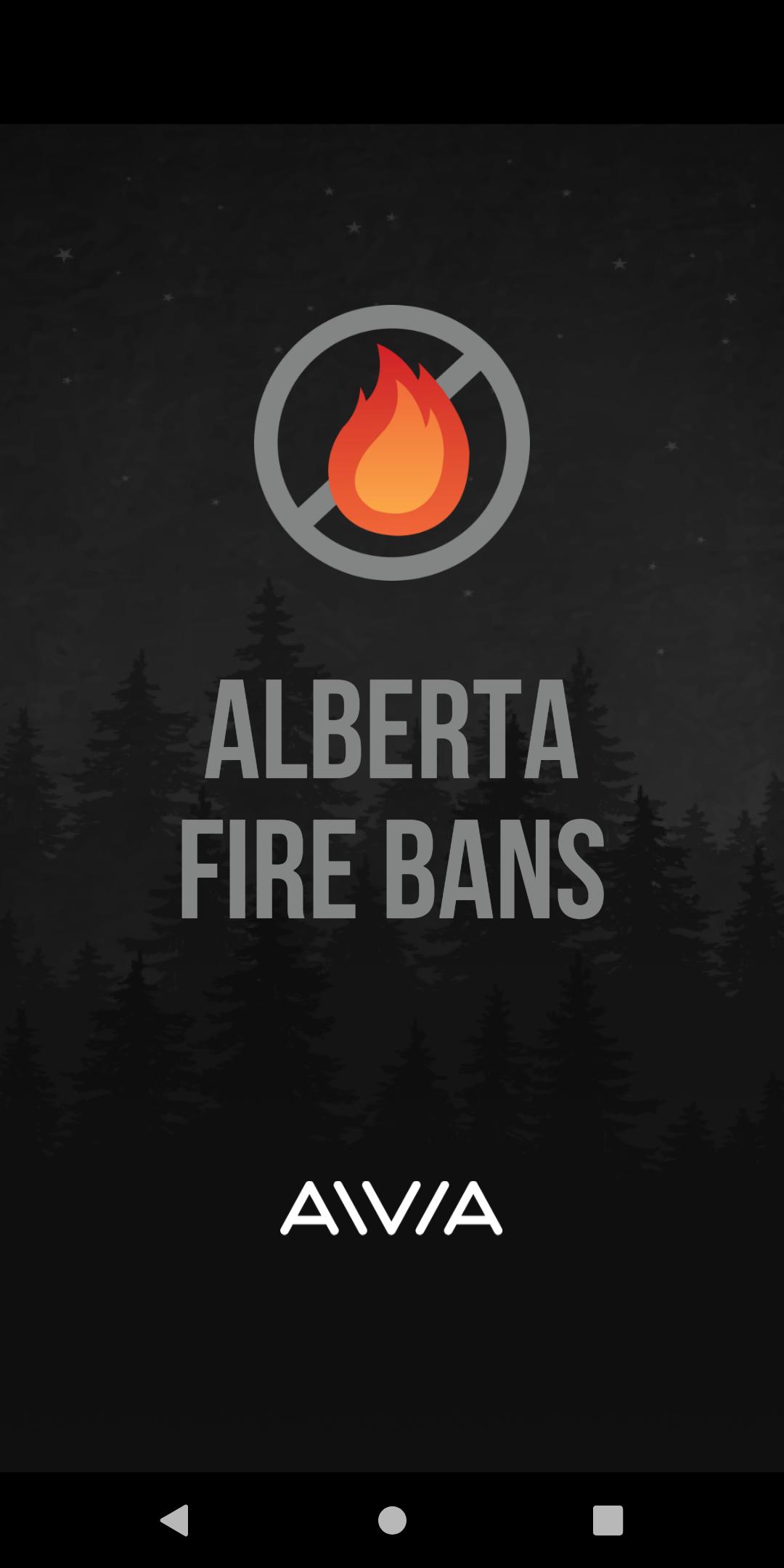 Alberta Fire Bans