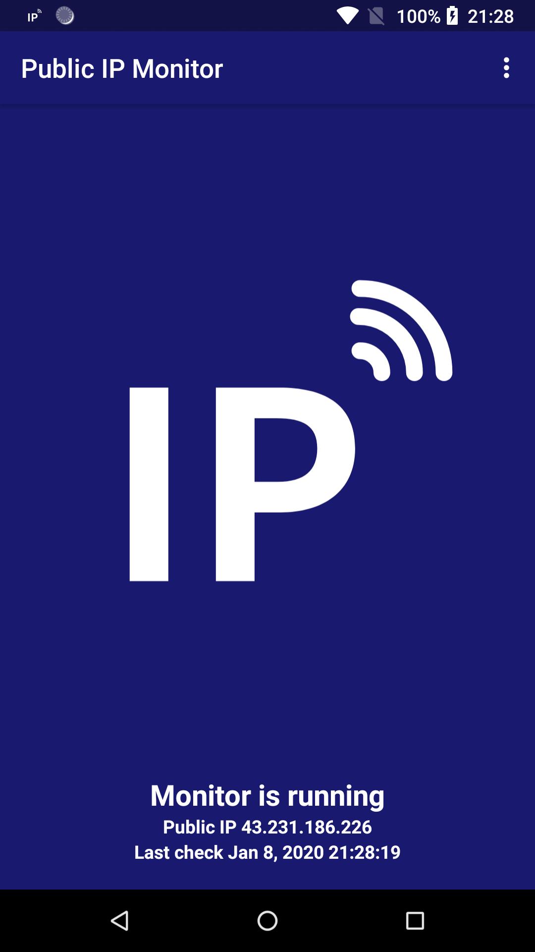 Public IP Monitor
