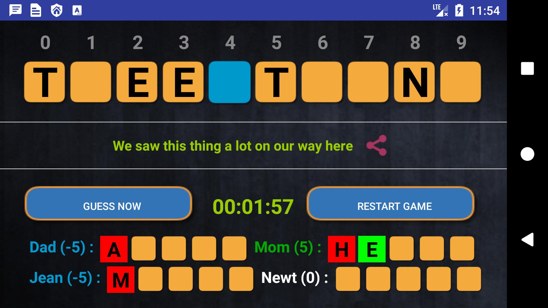 WordWe - Cool Family Words Gam
