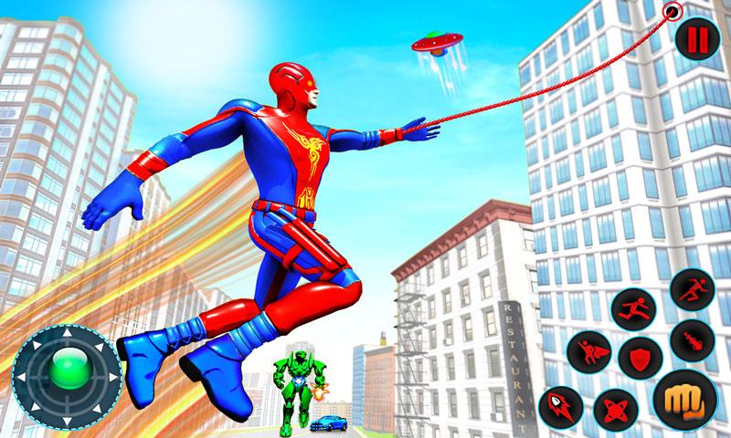 Top Speed Hero Police Robot Cop Gangster Crime