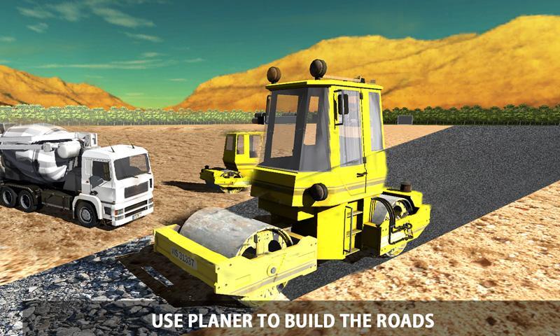 Hill Bridge Construction Crane