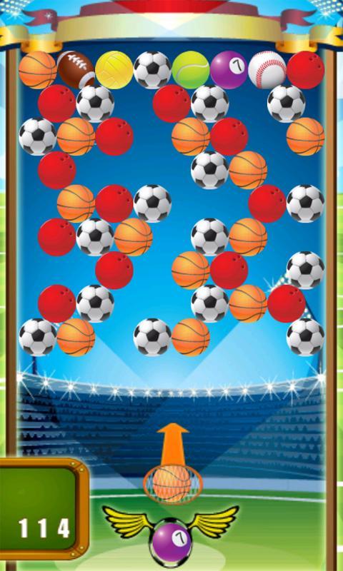 Bubble Shooter Sports