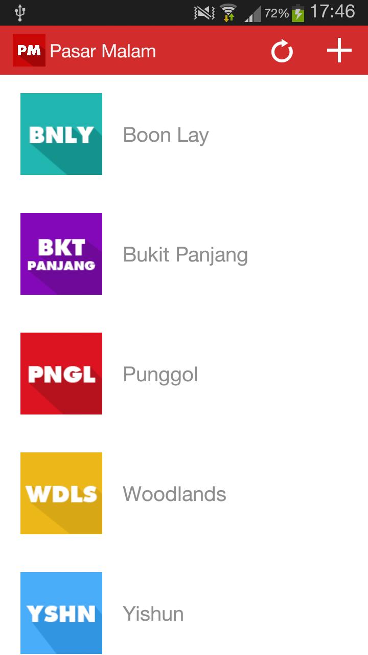 Pasar Malam Locator