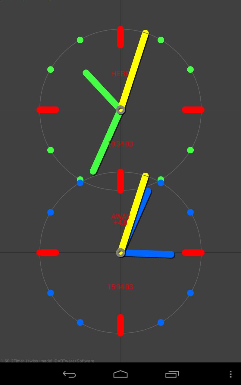2Timer Clock Live Wallpaper