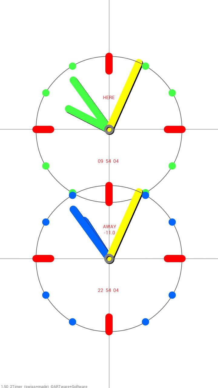 2Timer Clock Live Wallpaper