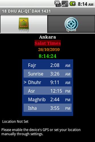 Salat Times