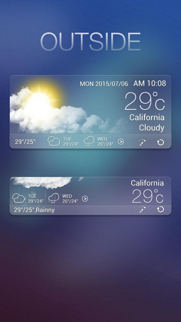 Outside GO Weather Widget