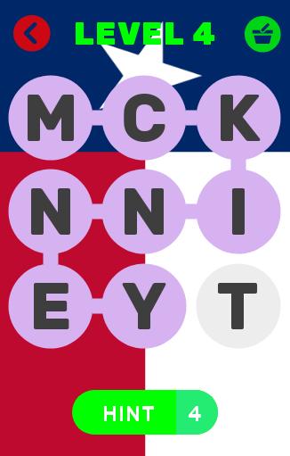 Word Search: Texas Cities