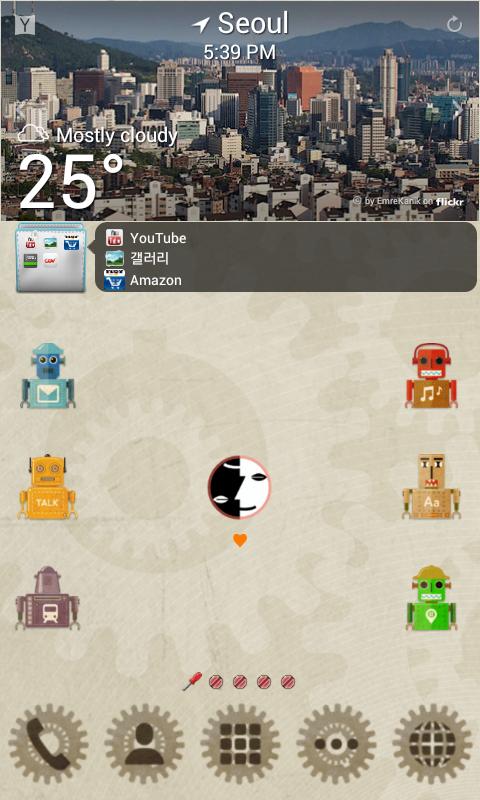 VTG Robot LINE Launcher theme