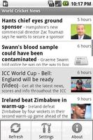 World Cricket News