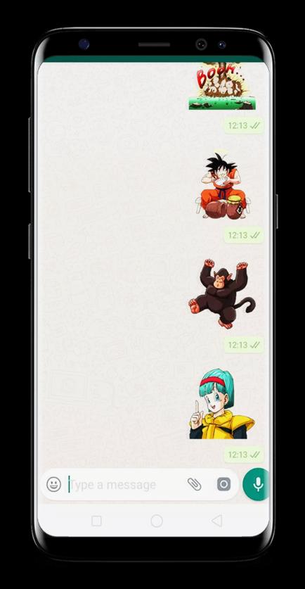 Saiyan Goku Sticker Whatsapp