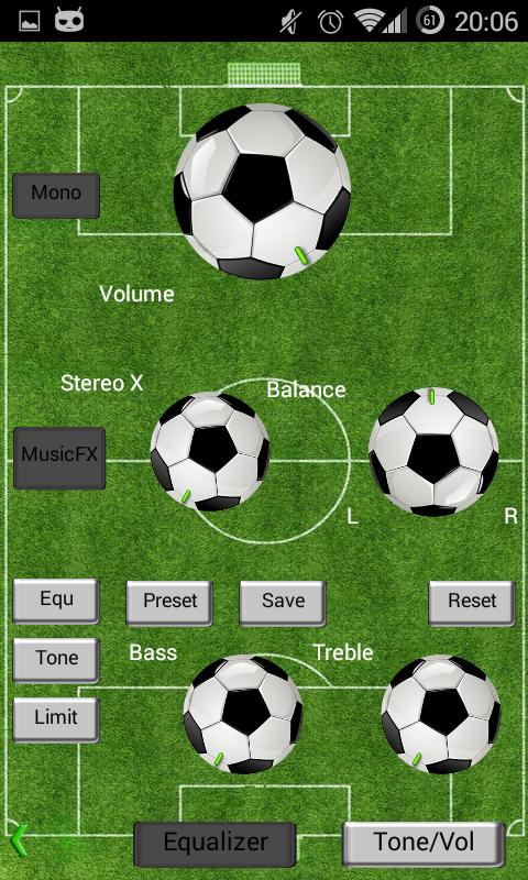 Poweramp Skin Football