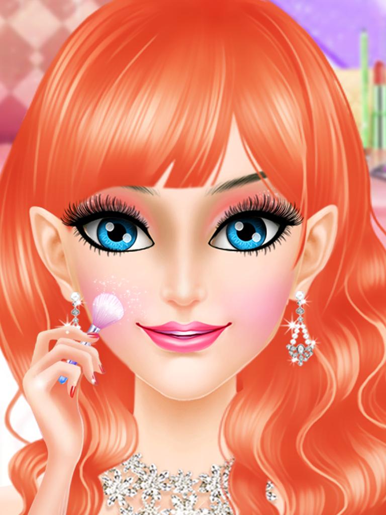 Pink Princess Makeover: Fashion Doll Salon Game