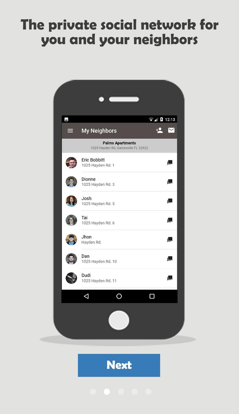 TENANT Portal - Chat with Neighbors, Pay rent