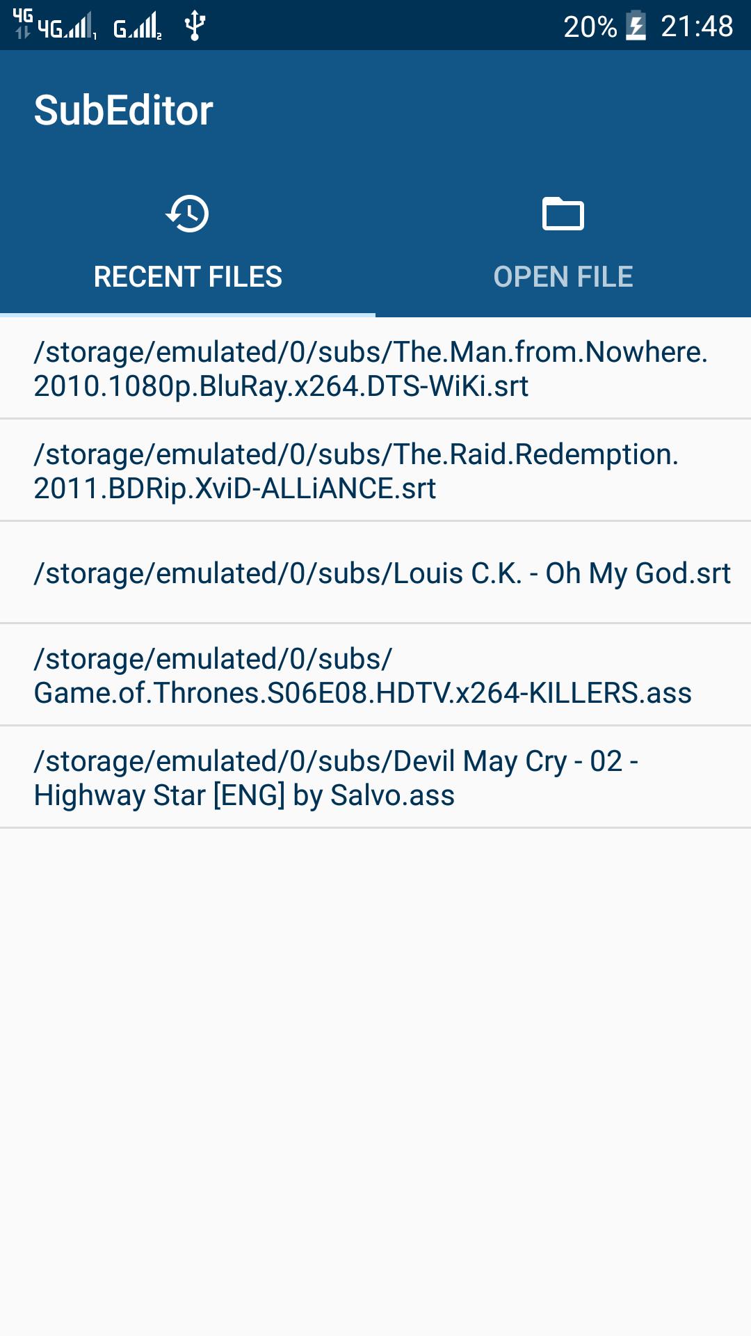 SubE: Subtitle Editor