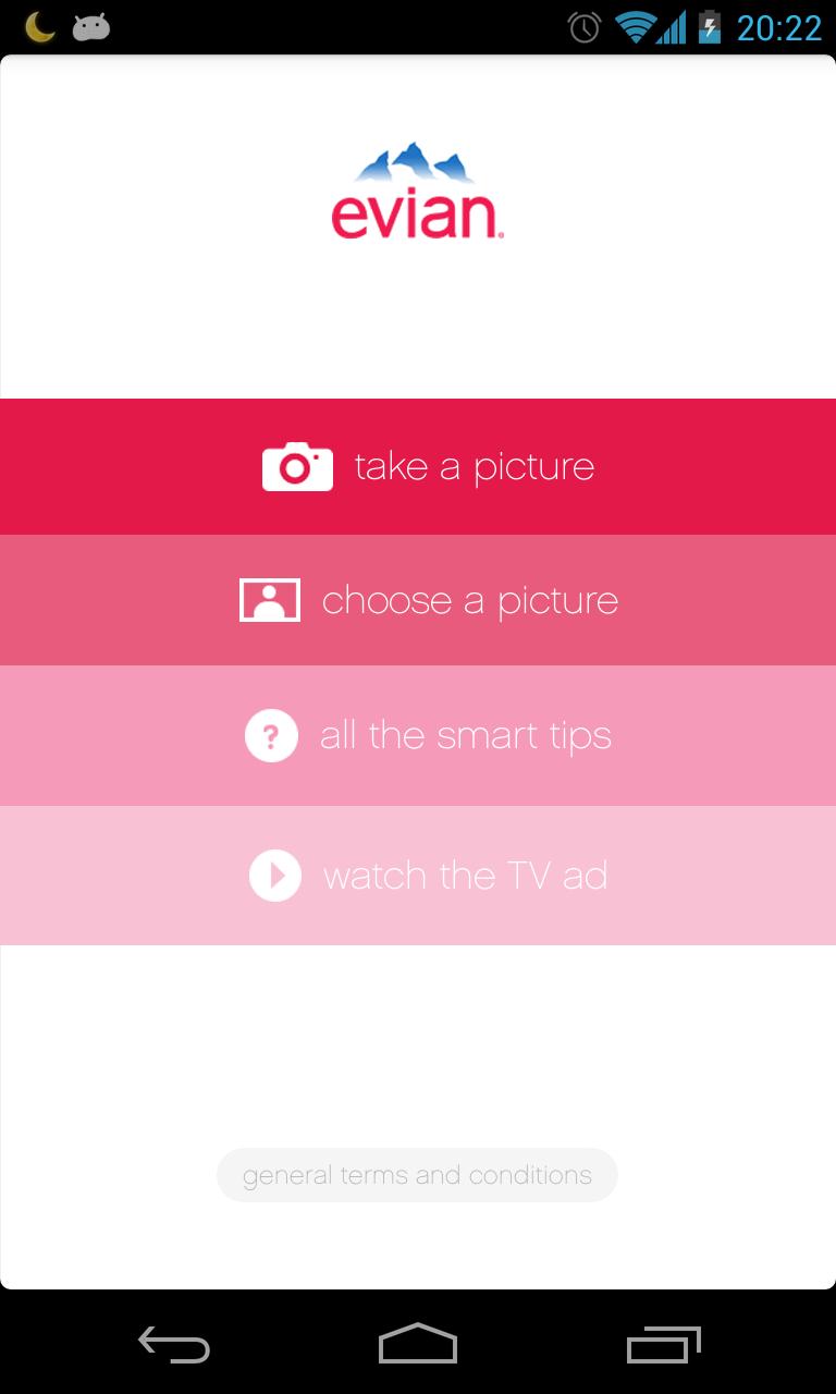 evian baby&me app - reloaded