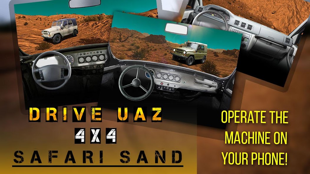 Drive UAZ 4x4 Safari Sand