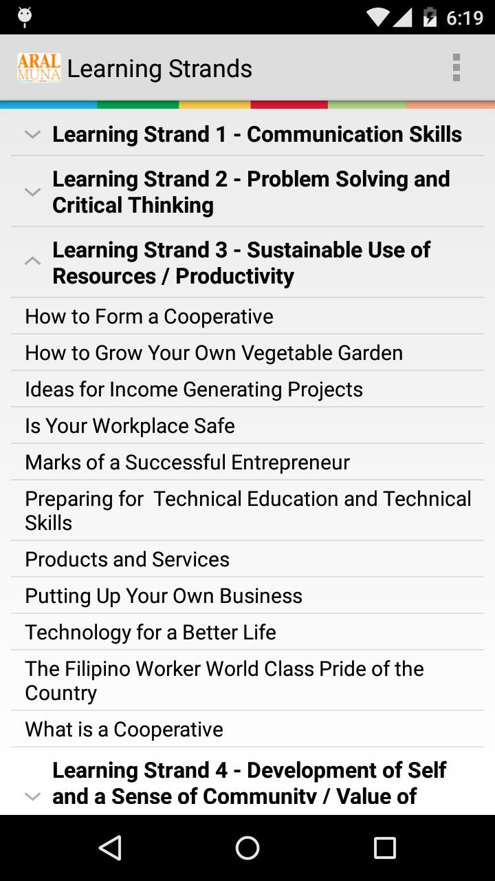 ALS Alternative Learning (HS)