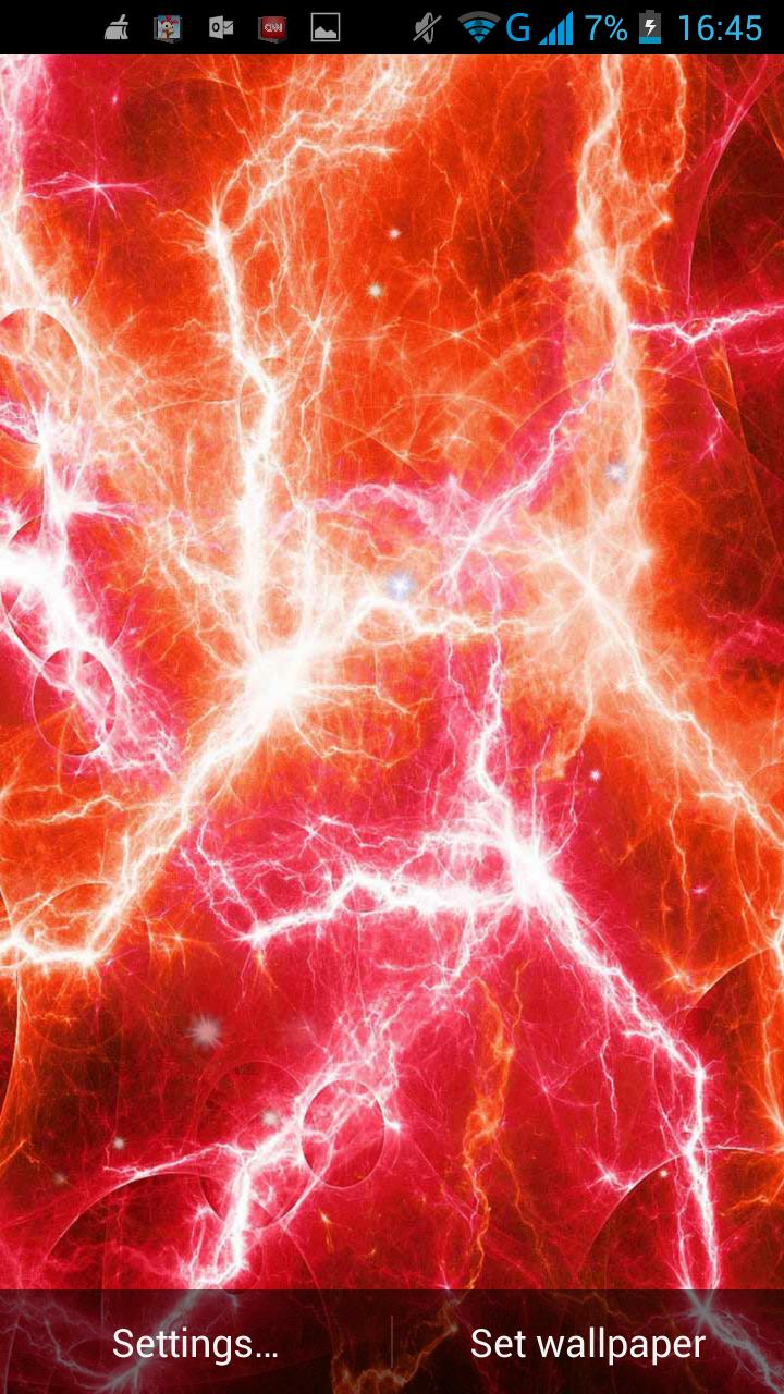 Electric Plasma Live Wallpaper