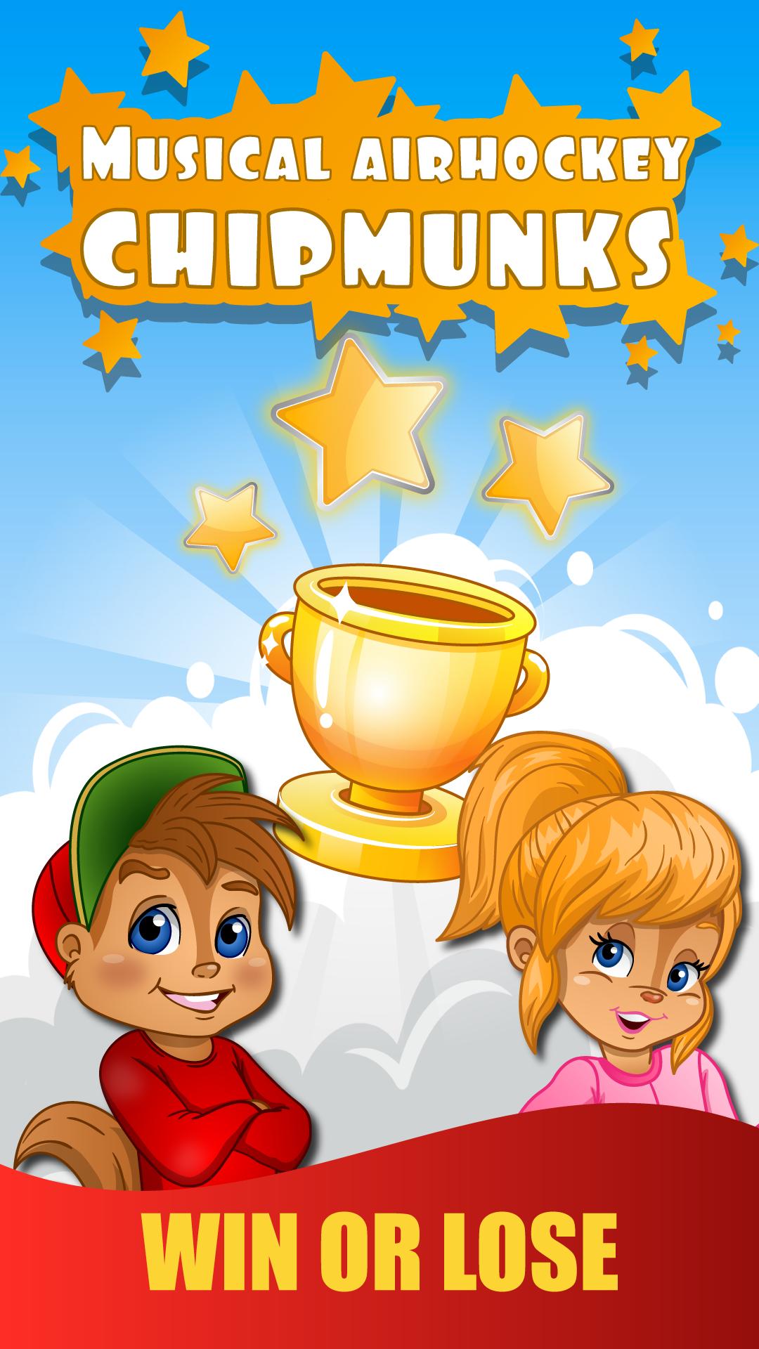 Musical airhockey chipmunks