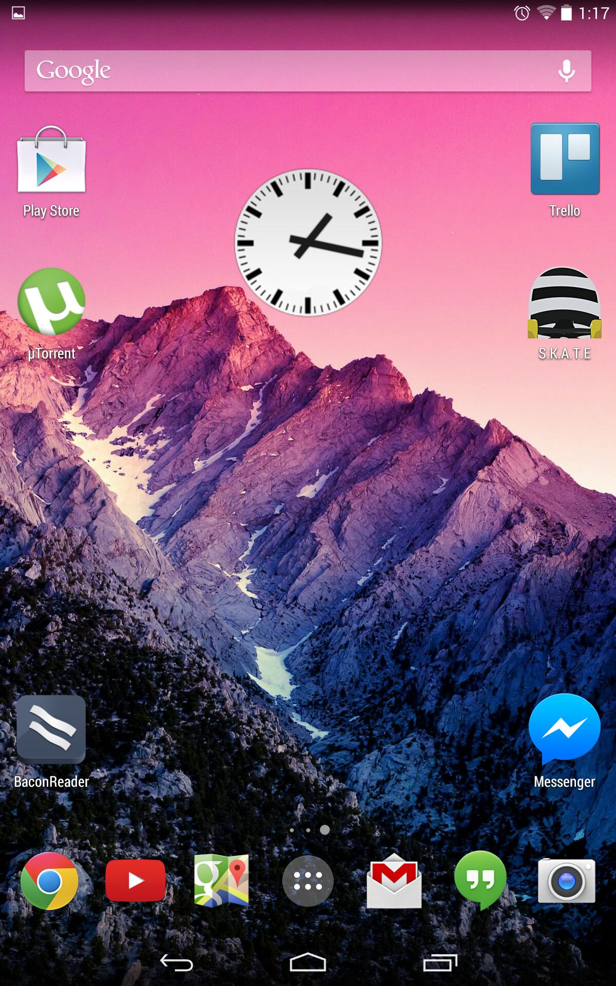 Pad Clock: Swiss Clock