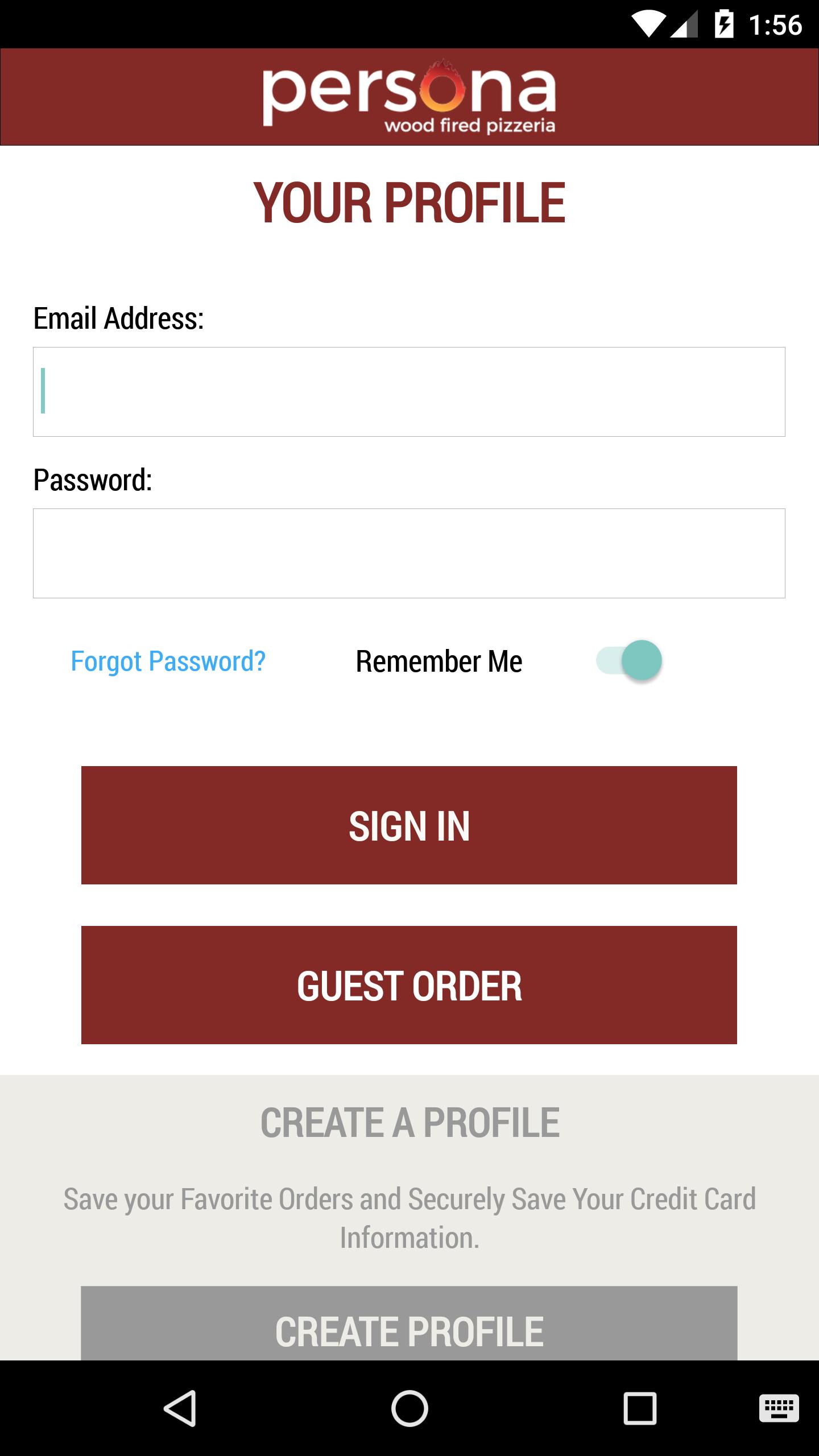 Persona Wood Fired Pizzeria