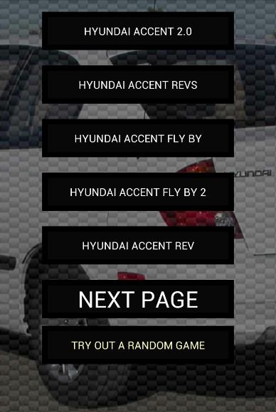 Engine sounds of Accent