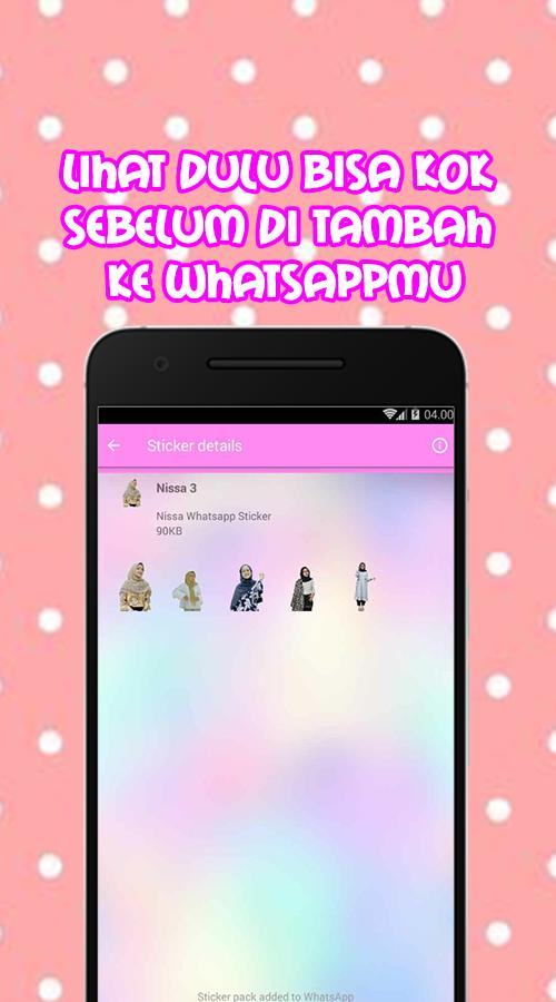 Nissa Sabyan Sticker WA