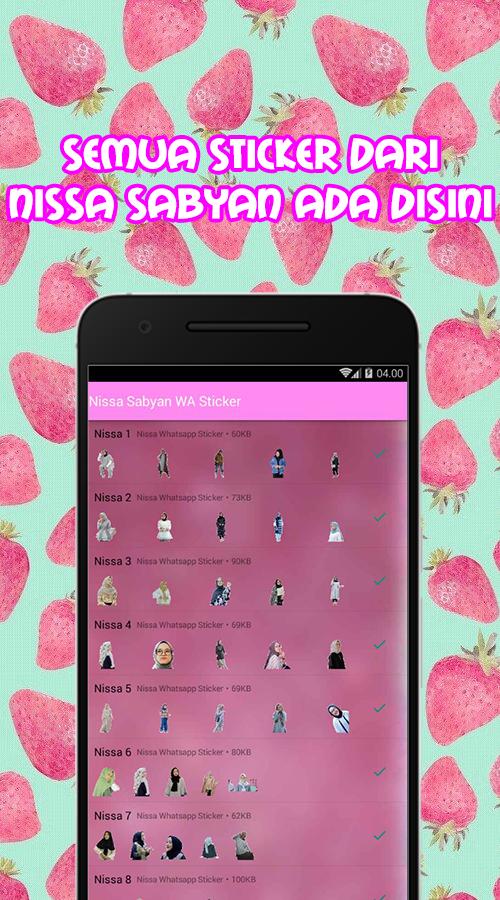 Nissa Sabyan Sticker WA