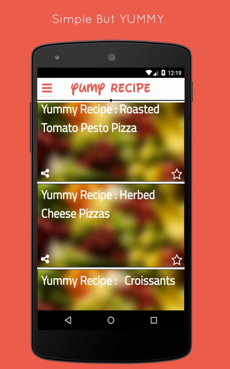 YumyApp - Tasty Food Recipes