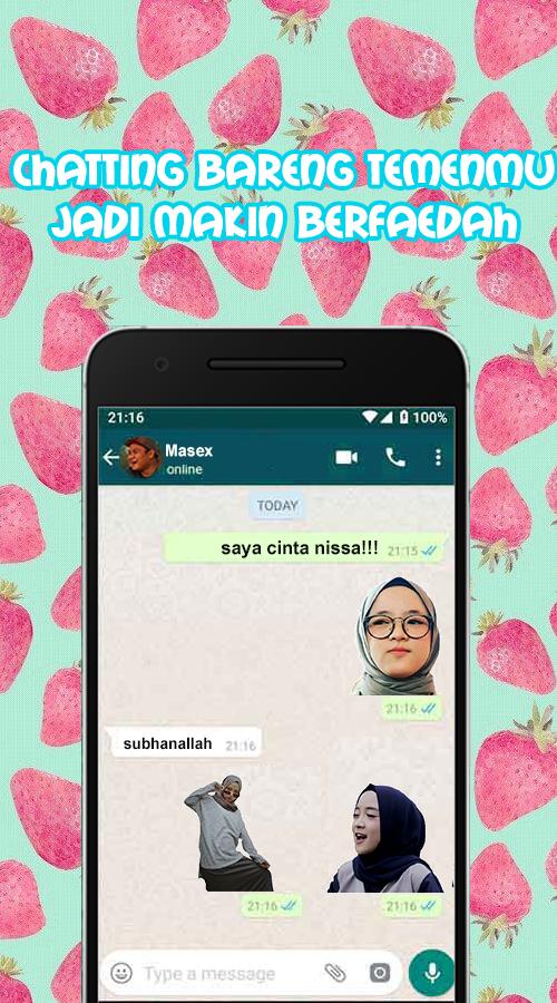 Nissa Sabyan Sticker WA