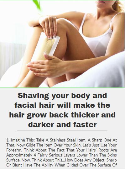 Waxing & Shaving Tips