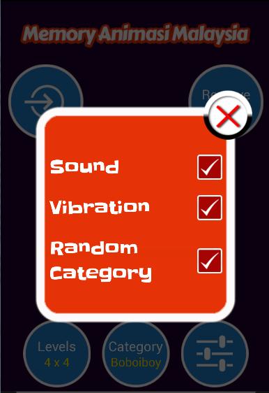 Memory Game Animasi Malaysia