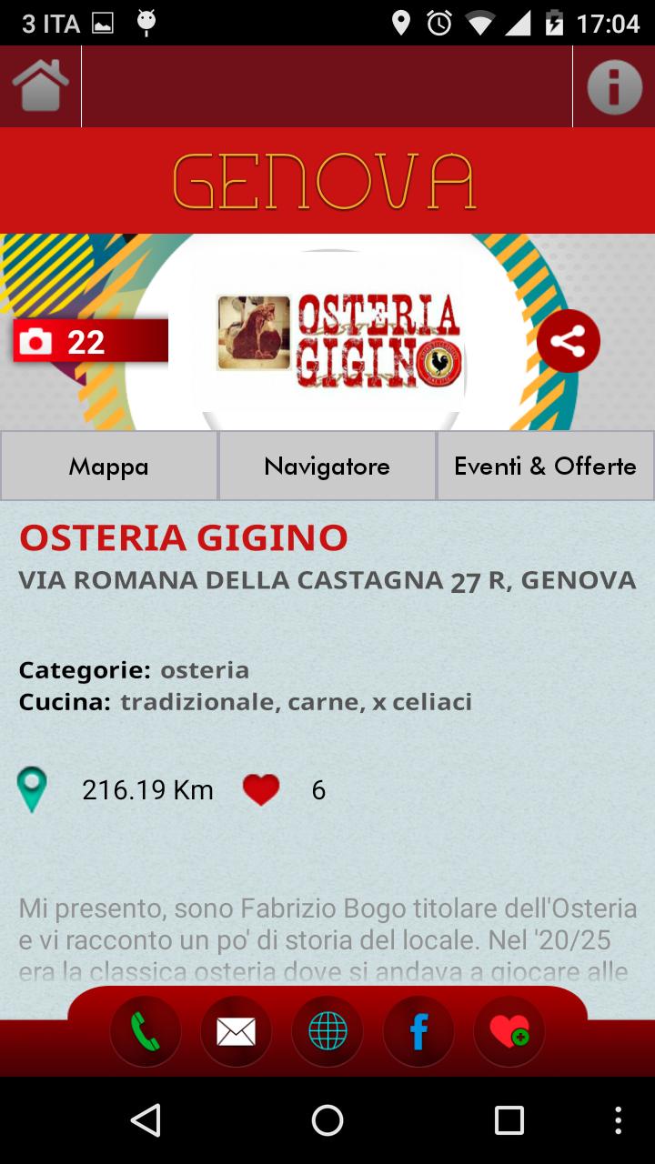 aperitivi & cene Genova