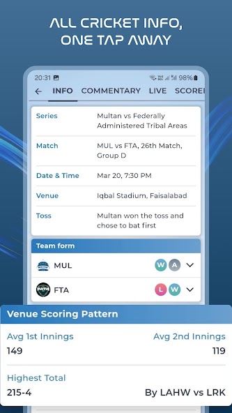 Legend Cricket Live Line