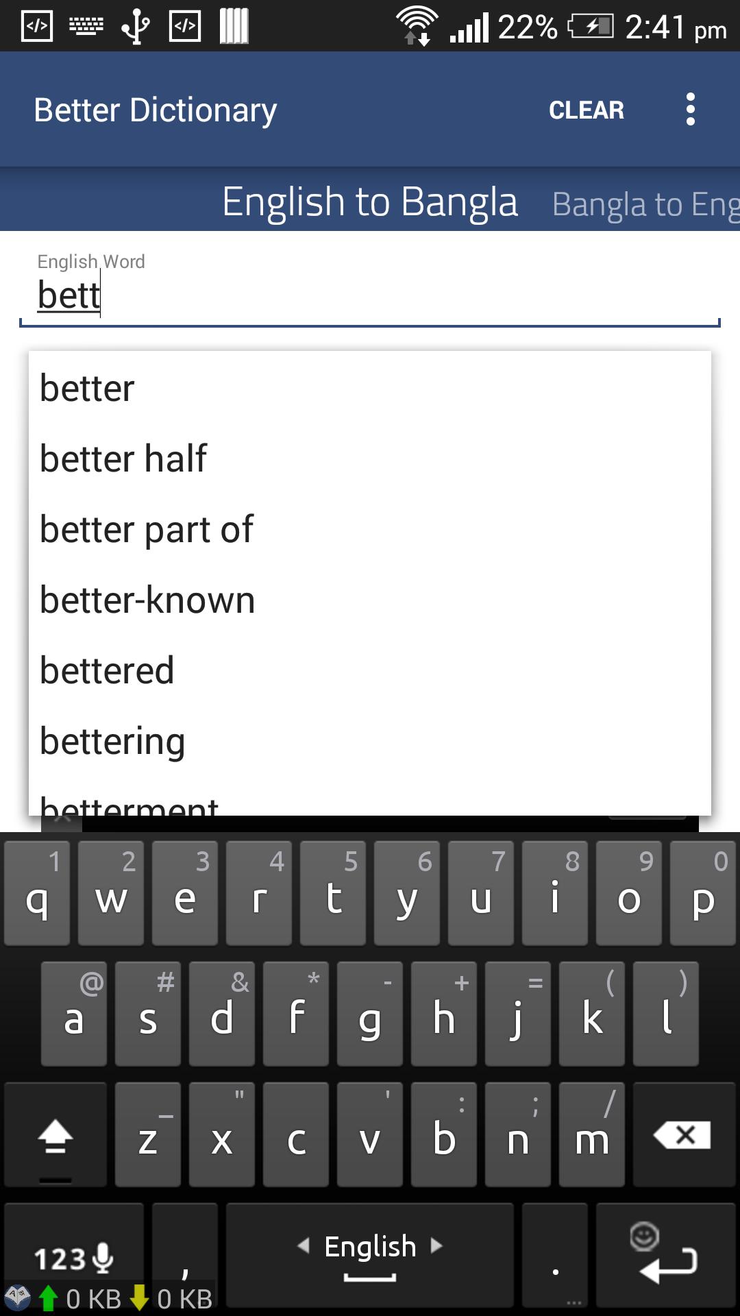 Better Bangla Dictionary