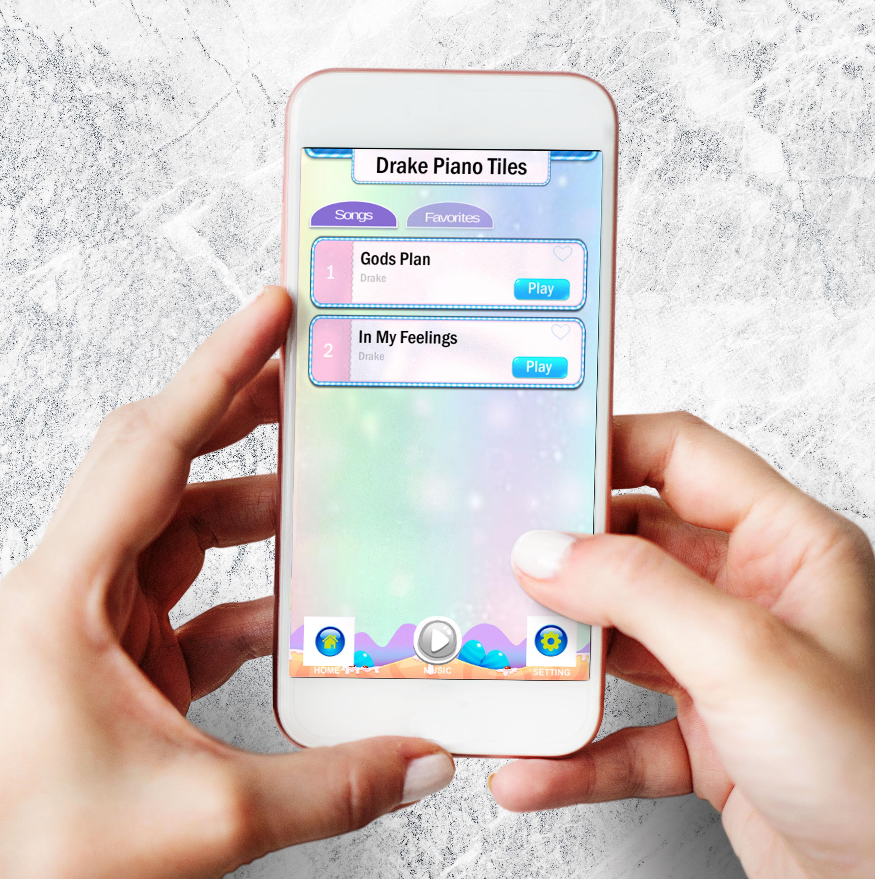 Piano Tiles of Drake - In My Feelings