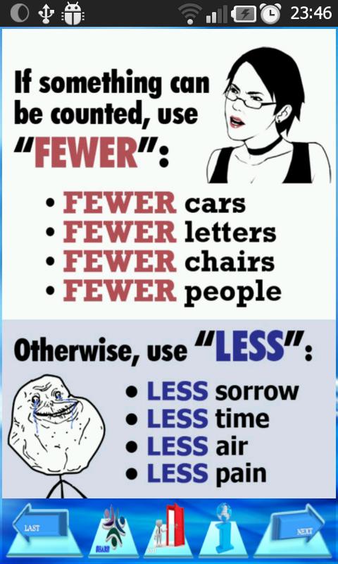 Grammar Flashcards in English