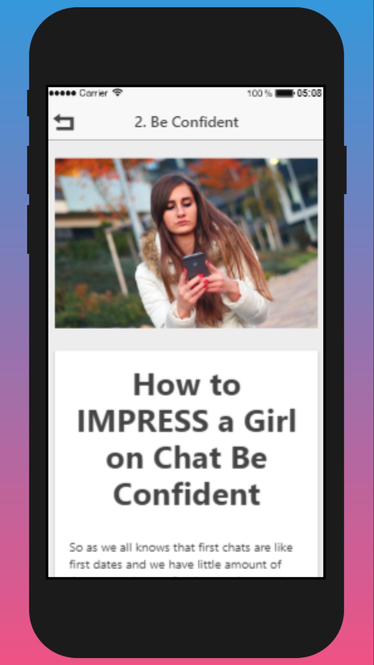 How To Impress A Girl On Chat Easily