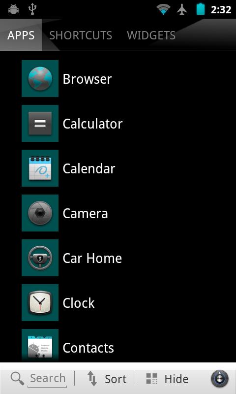 Glass theme for SquareHome